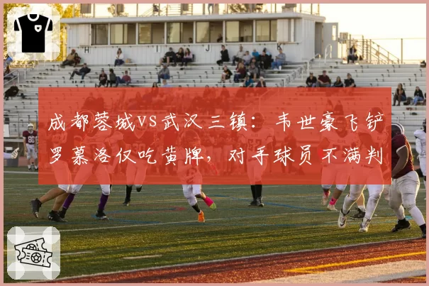 成都蓉城vs武汉三镇：韦世豪飞铲罗慕洛仅吃黄牌，对手球员不满判罚尺度